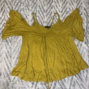 Yellow Blouse (with short bell sleeves)